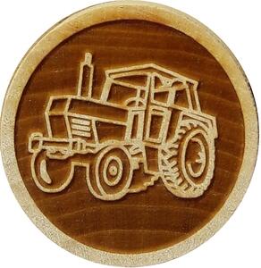 Kučerňák Dřevěné razítko na sušenky Traktor