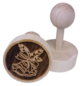 Kučerňák Dřevěné razítko na sušenky Zvoneček