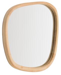 Kave Home Dřevěné závěsné zrcadlo Alura 47 x 45,5 cm