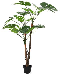 Umělá rostlina Monstera Zelená 70 x 16 x 130 cm Tkanina a dřevo