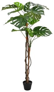 Umělá rostlina Monstera Zelená 94 x 18 x 170 cm Tkanina a dřevo