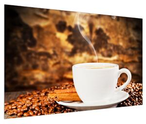Obraz šálku kávy (120x80 cm)