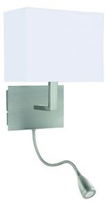 Searchlight 6519SS LED nástěnné svítidlo Wall 1x60W | E27 + LED | 75lm | 6000K - bílá
