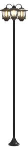 Lampa se 3 hlavami Černá 16 x 16 x 187 cm Hliník a ABS