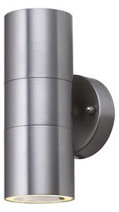 Searchlight 5008-2 LED venkovní ​​nástěnné svítidlo Outdoor & Porche 2x3W | GU10 | 540lm | 3000K | IP44 - nerez