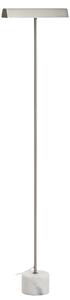 Kave Home Stříbrná kovová stojací lampa Lynor 121 cm