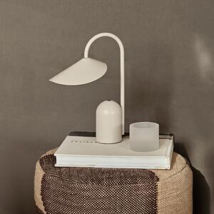 FERM LIVING Skleničky na bílé víno Ripple, Smoked Grey, sada 2 kusů 16