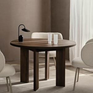 FERM LIVING Skleničky na bílé víno Ripple, Smoked Grey, sada 2 kusů 15