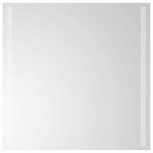 LED koupelnové zrcadlo Transparentní 60 x 60 cm tvrzené sklo