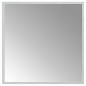 LED koupelnové zrcadlo Transparentní 50 x 50 cm tvrzené sklo