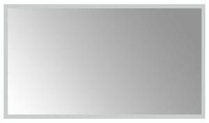 LED koupelnové zrcadlo Transparentní 70 x 40 cm tvrzené sklo