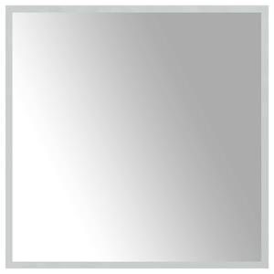 LED koupelnové zrcadlo Transparentní 60 x 60 cm tvrzené sklo