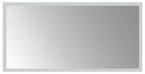 LED koupelnové zrcadlo Transparentní 60 x 30 cm tvrzené sklo
