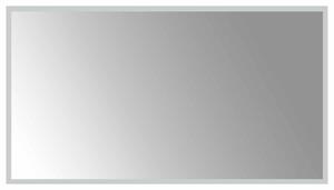 LED koupelnové zrcadlo Transparentní 90 x 50 cm tvrzené sklo
