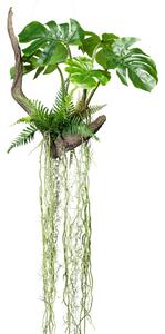 Umělé květiny Závěsné aranžmá Philodendron XXL, 80x120cm