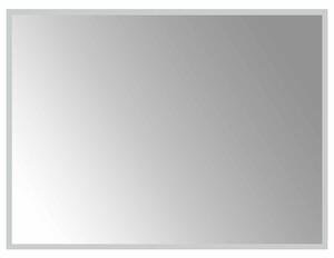 LED koupelnové zrcadlo Transparentní 80 x 60 cm tvrzené sklo
