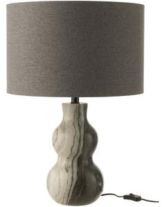 J-line Šedá mramorová stolní lampa Figure 40 cm