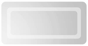 LED koupelnové zrcadlo Transparentní 60 x 30 cm tvrzené sklo