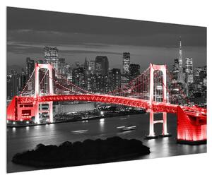 Moderní obraz mostu (120x80 cm)