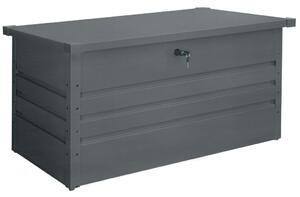 Kovový zahradní úložný box BestBerg ZBK-300A / 300 l / 100 x 62 x 62 cm / antracit