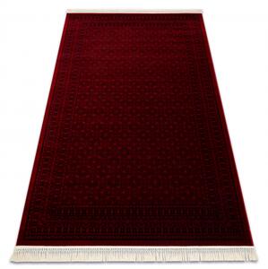 Makro Abra Kusový koberec klasický ORIENT 2958 bordó černý s třásněmi Rozměr: 150x230 cm