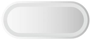 LED koupelnové zrcadlo Transparentní 70 x 30 cm tvrzené sklo