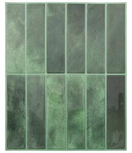 Obdélníková dlažba 20 pcs Tmavě zelená 29 x 23 x 0,08 cm