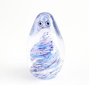 Skleněná figurka Crystal Blob Pastel Blue