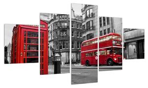 Obraz londýnské telefonní budky (125x70 cm)