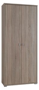 Dvoudveřová šatní skříň 85 cm KINNEY - dub sonoma
