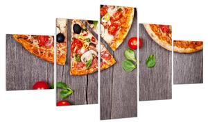 Obraz pizzy (125x70 cm)