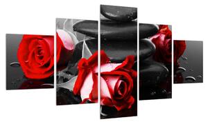 Obraz růže (125x70 cm)