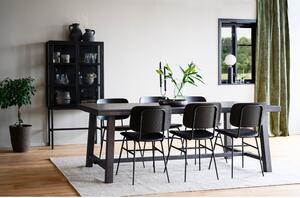 Tmavě hnědý dubový jídelní stůl Rowico Brooklyn, 220 x 95 cm