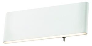 Globo 41751-8W LED nástěnné svítidlo Siegfried 1x8W | 320lm | 3000K - vypínač na těle, bílá