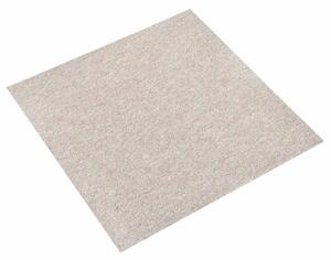 Koberec 20 pcs Světlý béžový 50 x 50 cm 100% polypropylen