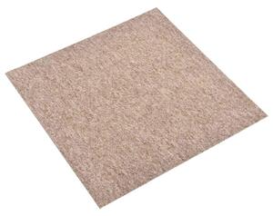 Koberec 20 pcs Béžová 50 x 50 cm 100% polypropylen