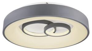 Globo 48416-50R LED stropní svítidlo Mavy 1x50W | 2000lm | 3000-6000K - stmívatelné, noční režim, bílá, šedá