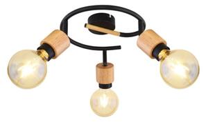 Globo 54031-3 přisazené stropní svítidlo Jorna 3x40W | E27 - hnědá, černá
