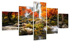 Obraz podzimní krajiny (125x70 cm)