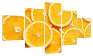 Obraz šťavnatých pomerančů (125x70 cm)