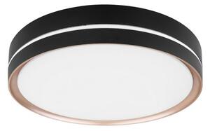 Globo 41759-24 LED stropní svítidlo Manni 1x24W | 1100lm | 2700-6500K - dálkové ovládání, stmívatelné, noční režim, paměťová funkce, černá, bronzová, bílá, opál