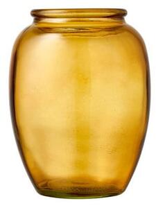 Žlutá skleněná váza Bitz Kusintha, ø 10 cm