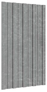 Střešní panel 12 pcs Stříbrná 80 x 45 cm Pozinkovaná ocel