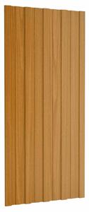 Střešní panel 12 pcs Přírodní 100 x 45 cm Pozinkovaná ocel