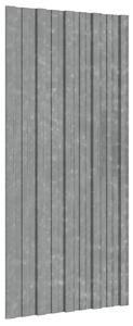 Střešní panel 12 pcs Stříbrná 100 x 45 cm Pozinkovaná ocel