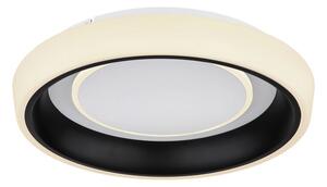 Globo 48272-46B LED stropní svítidlo Tabano 1x50W | 3300lm | 3000-6500K - dálkové ovládání, stmívatelné, noční režim, paměťová funkce, opál, černá