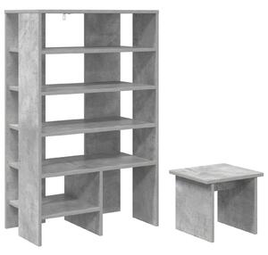Skříň na obuv 2 ks 62 x 35 x 100 cm Kompozitní dřevo
