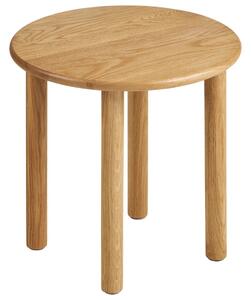 Nordic Living Dubový odkládací stolek Jena 40 cm