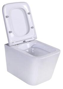 Kielle Arkas Závěsné WC Rimless se sedátkem SoftClose, bílá 30111000