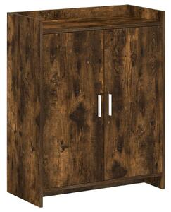 Skříň na obuv Kouřový dub 73,5 x 36 x 92 cm Kompozitní dřevo